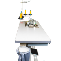 NT-8200T-05X5/56/7/P/A PHENUMATIC HEAVY 5 THREADS OVERLOCK SEWING MACHINE AUTOMATIC W/DIRECT DRIVE MOTOR