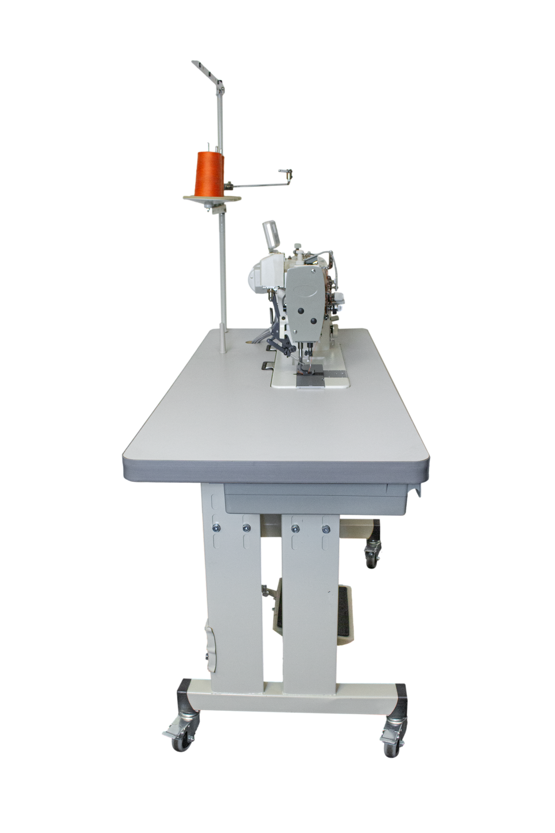 NT-T8422 AUTOMATIC DOUBLE NEEDLE SEWING MACHINE TO SET ZIPPERS