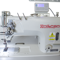 NT-T8422 AUTOMATIC DOUBLE NEEDLE SEWING MACHINE TO SET ZIPPERS