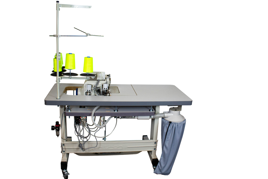 NT-8300-05DM3-35-7/P-A AUTOMATIC 5 THREADS OVERLOCK SEWING MACHINE W/SCENSOR