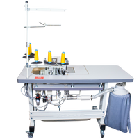 NT-8200T-05X5/56/7/P/A PHENUMATIC HEAVY 5 THREADS OVERLOCK SEWING MACHINE AUTOMATIC W/DIRECT DRIVE MOTOR