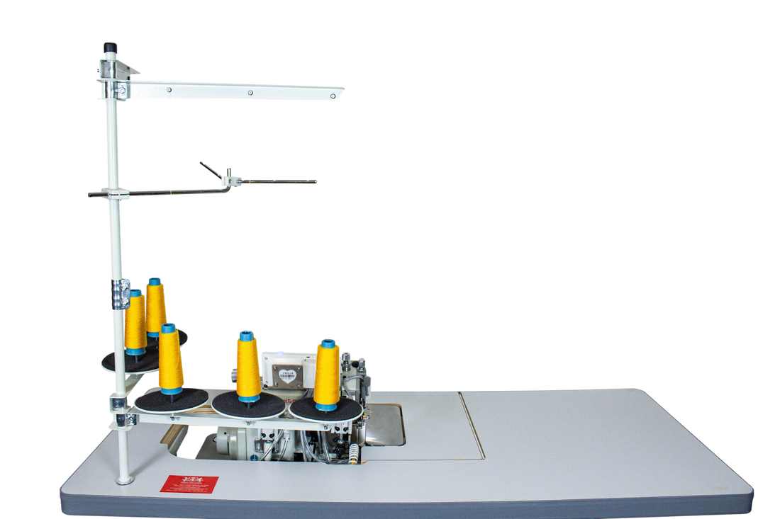 NT-8200T-05DX5-56-7/P/A (PHENUMATIC OVERLOCK 5 THREADS HEAVY DUTY AUTOMATIC W/AIR & SCENSORS & DIRECT DRIVE ANGLE KNIFES)