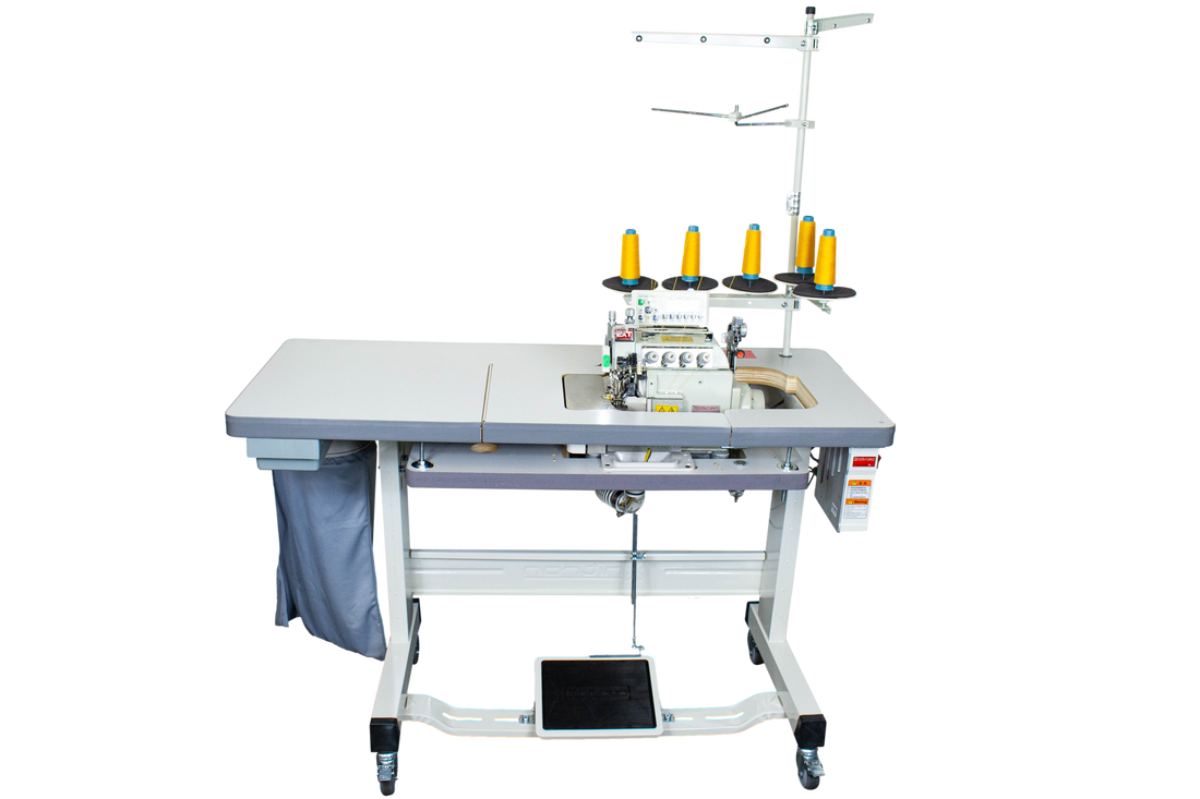 NT-8200T-05X5/56/7/P/A PHENUMATIC HEAVY 5 THREADS OVERLOCK SEWING MACHINE AUTOMATIC W/DIRECT DRIVE MOTOR