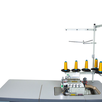 NT-8200T-05X5/56/7/P/A PHENUMATIC HEAVY 5 THREADS OVERLOCK SEWING MACHINE AUTOMATIC W/DIRECT DRIVE MOTOR