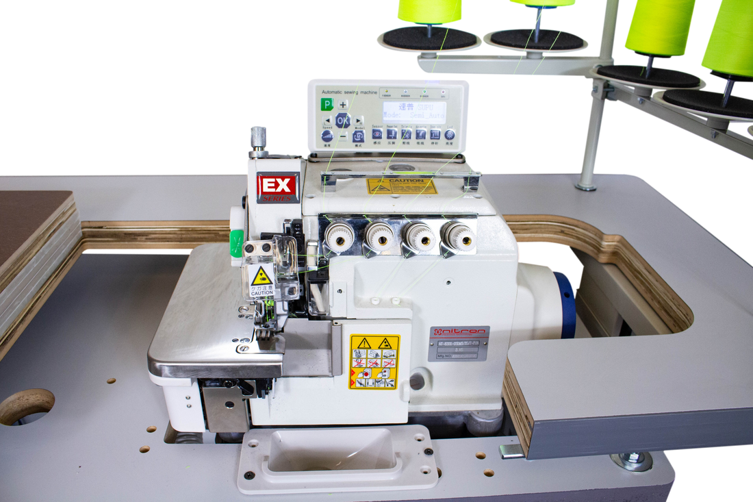 NT-8300-05DM3-35-7/P-A AUTOMATIC 5 THREADS OVERLOCK SEWING MACHINE W/SCENSOR