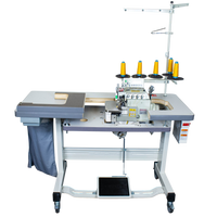 NT-8200T-05X5/56/7/P/A PHENUMATIC HEAVY 5 THREADS OVERLOCK SEWING MACHINE AUTOMATIC W/DIRECT DRIVE MOTOR
