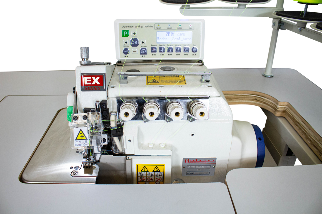NT-8300-05DM3-35-7/P-A AUTOMATIC 5 THREADS OVERLOCK SEWING MACHINE W/SCENSOR
