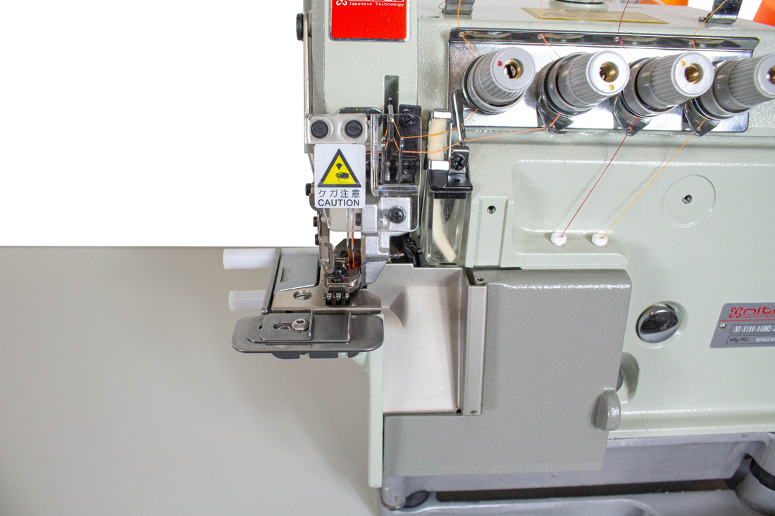 NT-8100-04DM2-24-7/P/C 4 THREADS CYLINDER OVERLOCK SEWING MACHINE NO PULLER