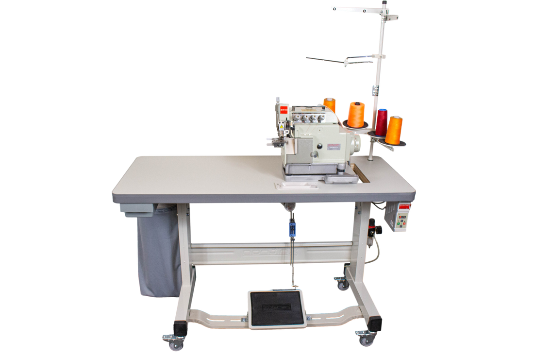 NT-8100-04DM2-24-7/P/C 4 THREADS CYLINDER OVERLOCK SEWING MACHINE NO PULLER