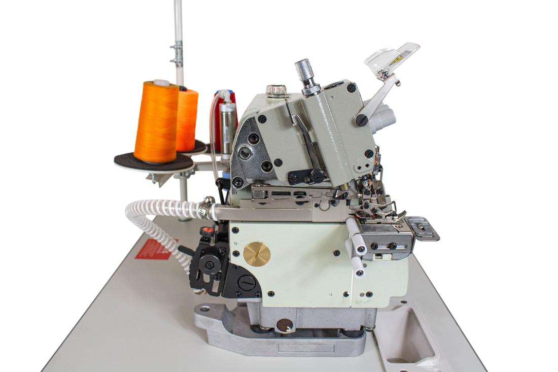 NT-8100-04DM2-24-7/P/C 4 THREADS CYLINDER OVERLOCK SEWING MACHINE NO PULLER