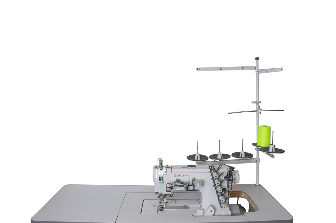 NT-L500-01 MÁQUINA DE COSER DE PUNTO DE COBERTURA SEMI AUTOMÁTICA PLANA