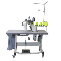 NT-L6200-01MS-52D-7-A MÁQUINA DE COSER INDUSTRIAL DE BLOQUEO PLANO SIN CORTADOR DE CADENA