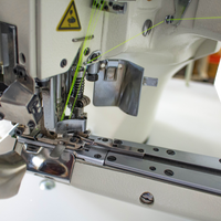 NT-L6200-01MS-52D-7-A MÁQUINA DE COSER INDUSTRIAL DE BLOQUEO PLANO SIN CORTADOR DE CADENA