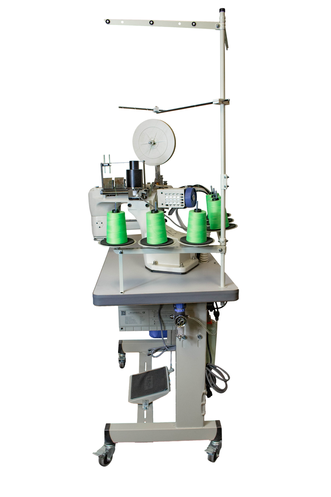 NT-L6200-01-MS-60D-7/TA FLAT LOCK SEWING MACHINE W/TAPE ATTACHMENT