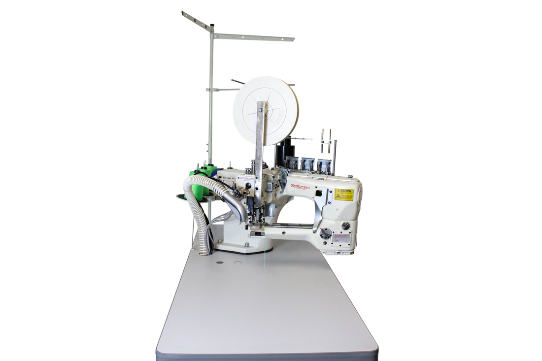 NT-L6200-01-MS-60D-7/TA FLAT LOCK SEWING MACHINE W/TAPE ATTACHMENT