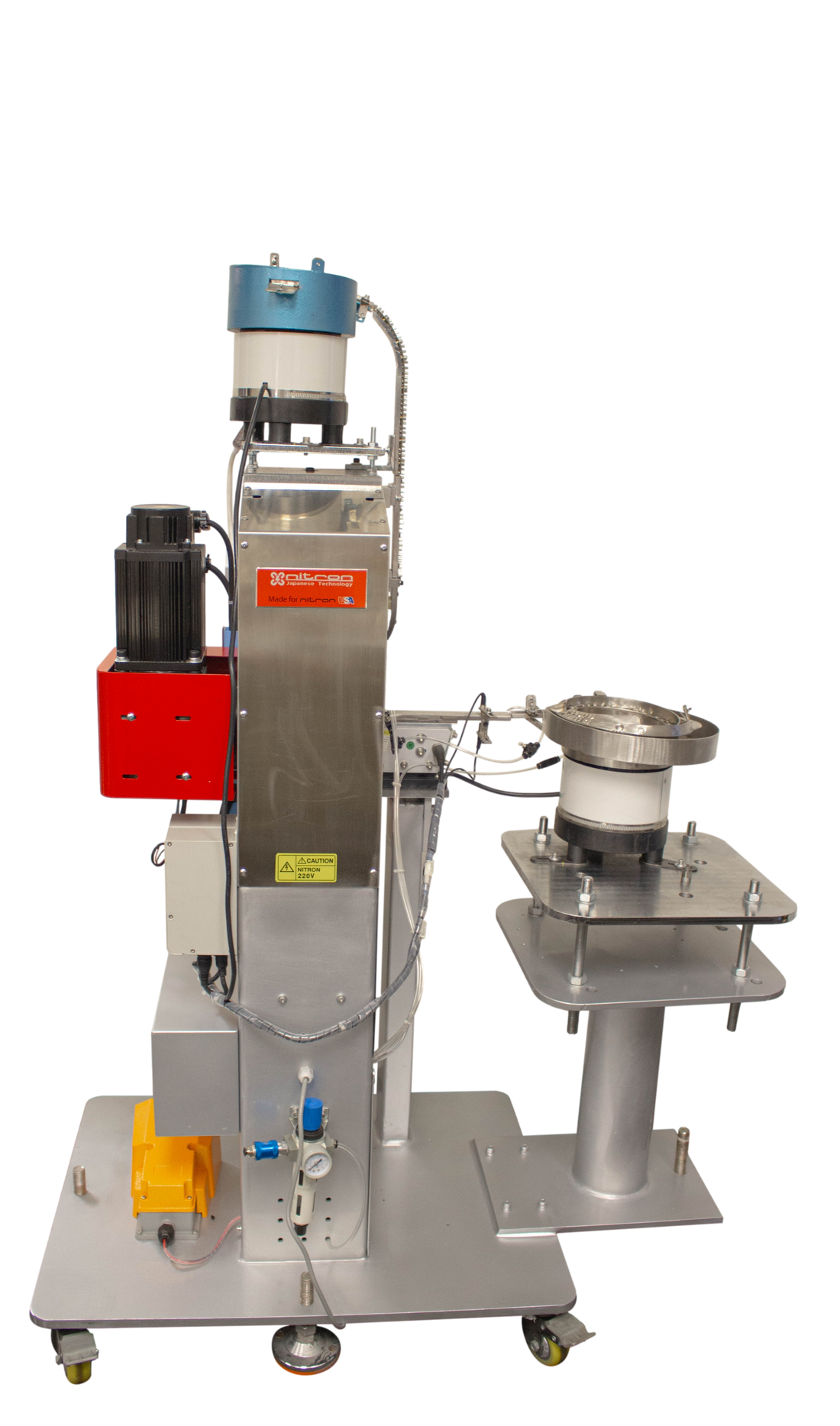 NT-85-SM Full automatic Rivet machine with top & bottom feeding