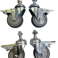 NT-219 UNIVERSAL SET OF 4 WHEELS FOR SEWING MACHINE STANDS