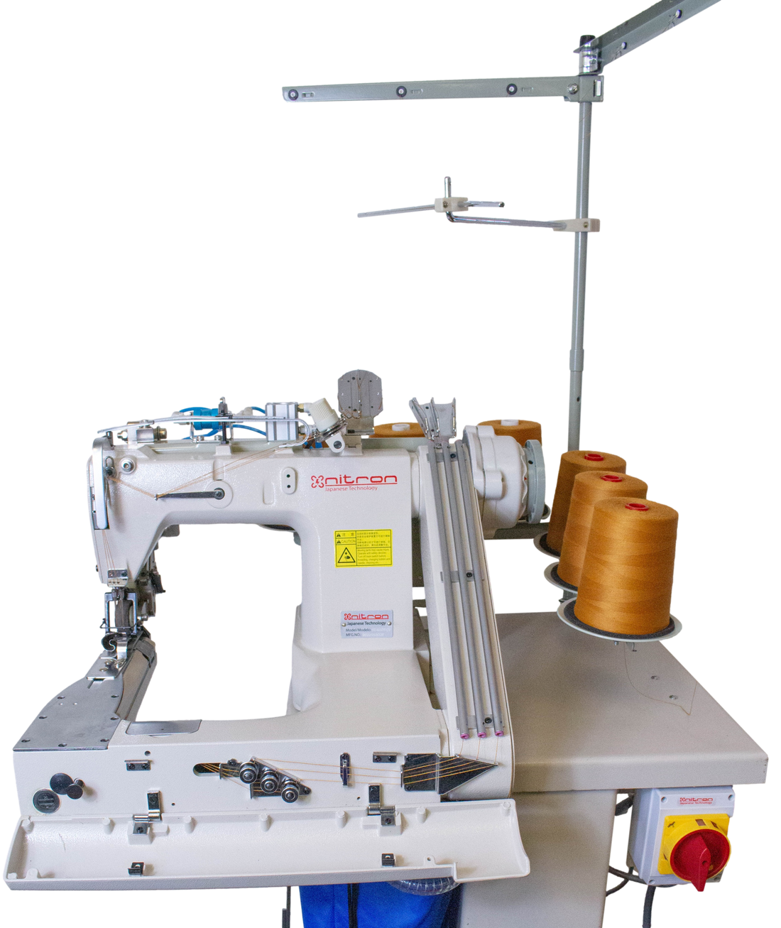 NT-928PF-CV MÁQUINA DE COSER CIERRE DE JEANS CON DISPOSITIVO CORTADOR DE HILO