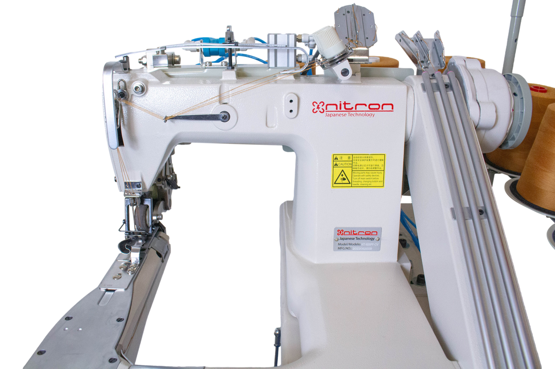 NT-928PF-CV MÁQUINA DE COSER CIERRE DE JEANS CON DISPOSITIVO CORTADOR DE HILO