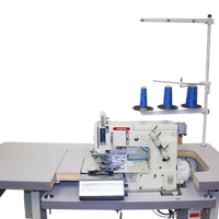 NT-2000C/D/ATK BELT & LOOP SEW & CUT COVER STITCH WITH CHAIN CUTTER SYSTEM & AUTOMATIC LIFTER  SEWING MACHINE