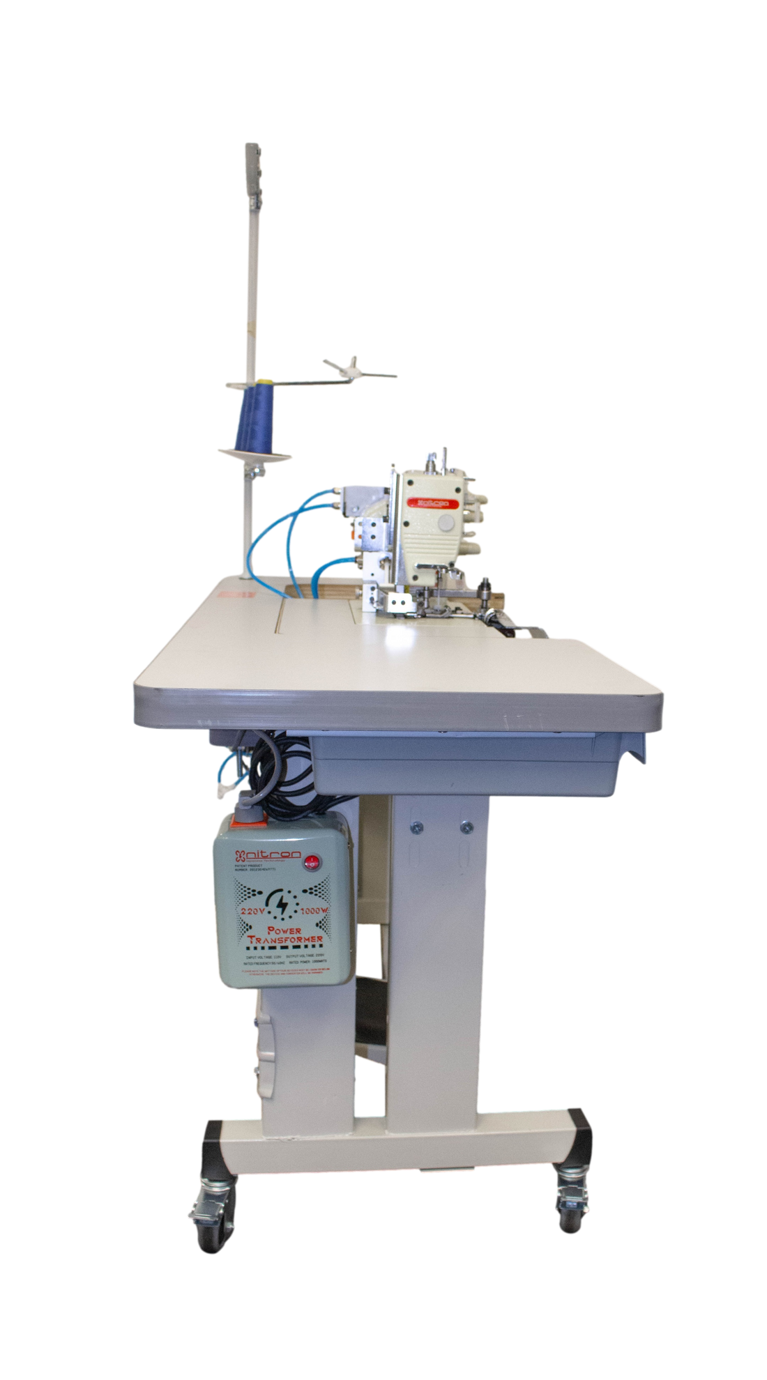 NT-2000C/D/ATK BELT & LOOP SEW & CUT COVER STITCH WITH CHAIN CUTTER SYSTEM & AUTOMATIC LIFTER  SEWING MACHINE