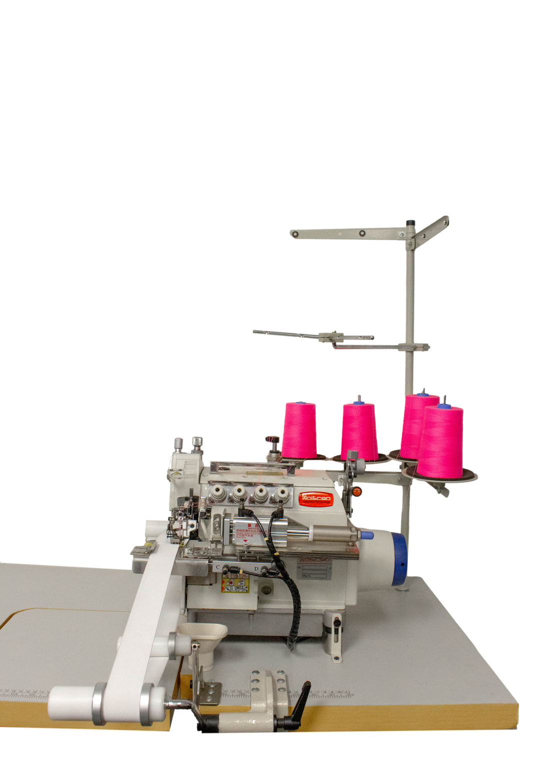 NT-8400T-040M2-247-P-ACC AUTOMATIC OVERLOCK SEWING MACHINE W/ ELASTIC DEVICE