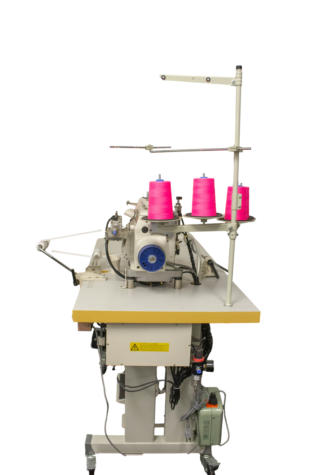 NT-8400T-040M2-247-P-ACC AUTOMATIC OVERLOCK SEWING MACHINE W/ ELASTIC DEVICE