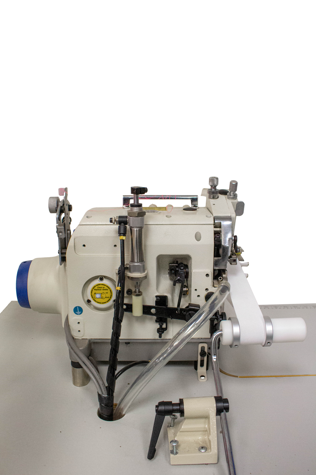 NT-8400T-040M2-247-P-ACC AUTOMATIC OVERLOCK SEWING MACHINE W/ ELASTIC DEVICE