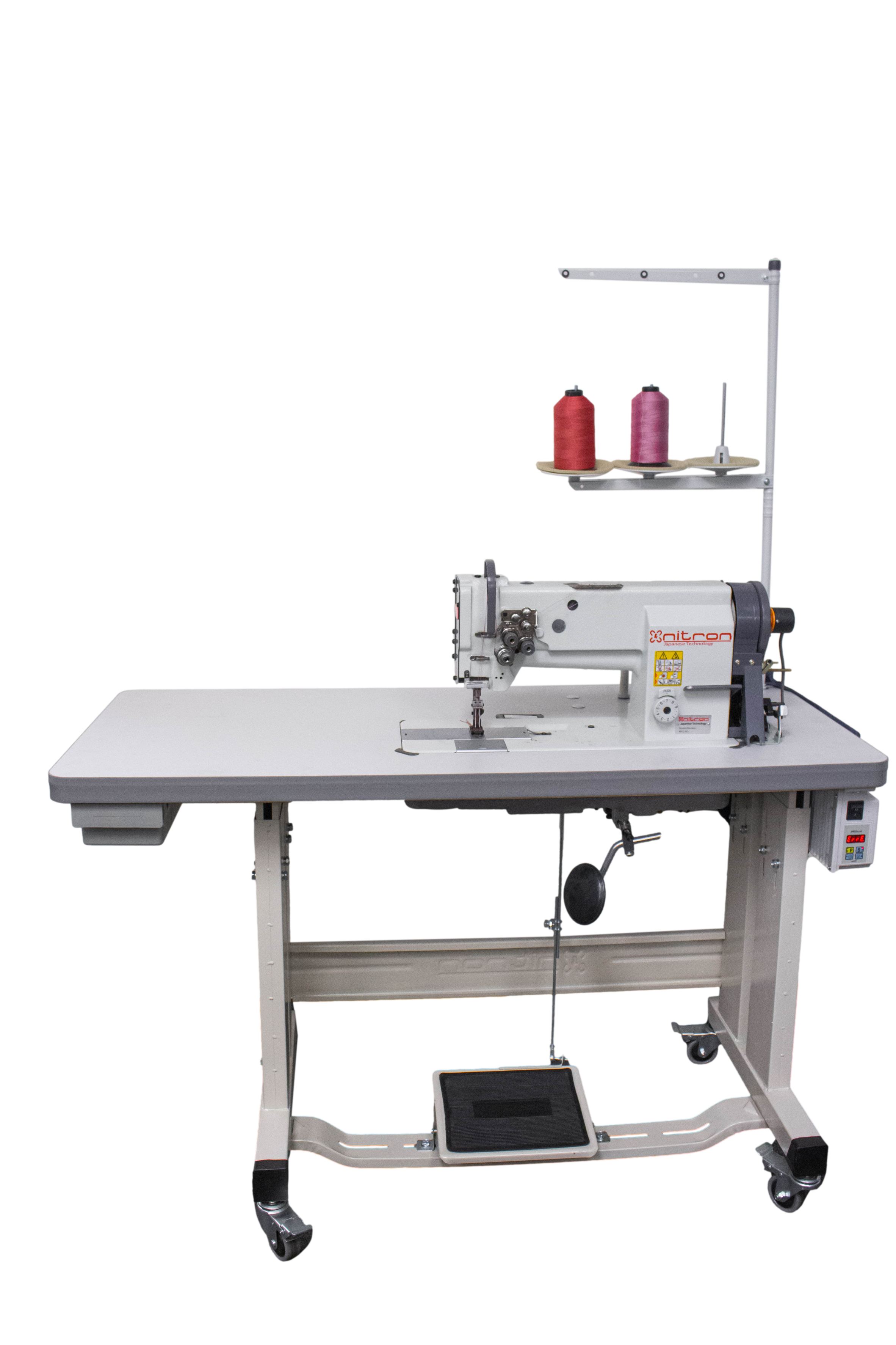 NT-T8422 AUTOMATIC DOUBLE NEEDLE SEWING MACHINE TO SET ZIPPERS – ROYALESM