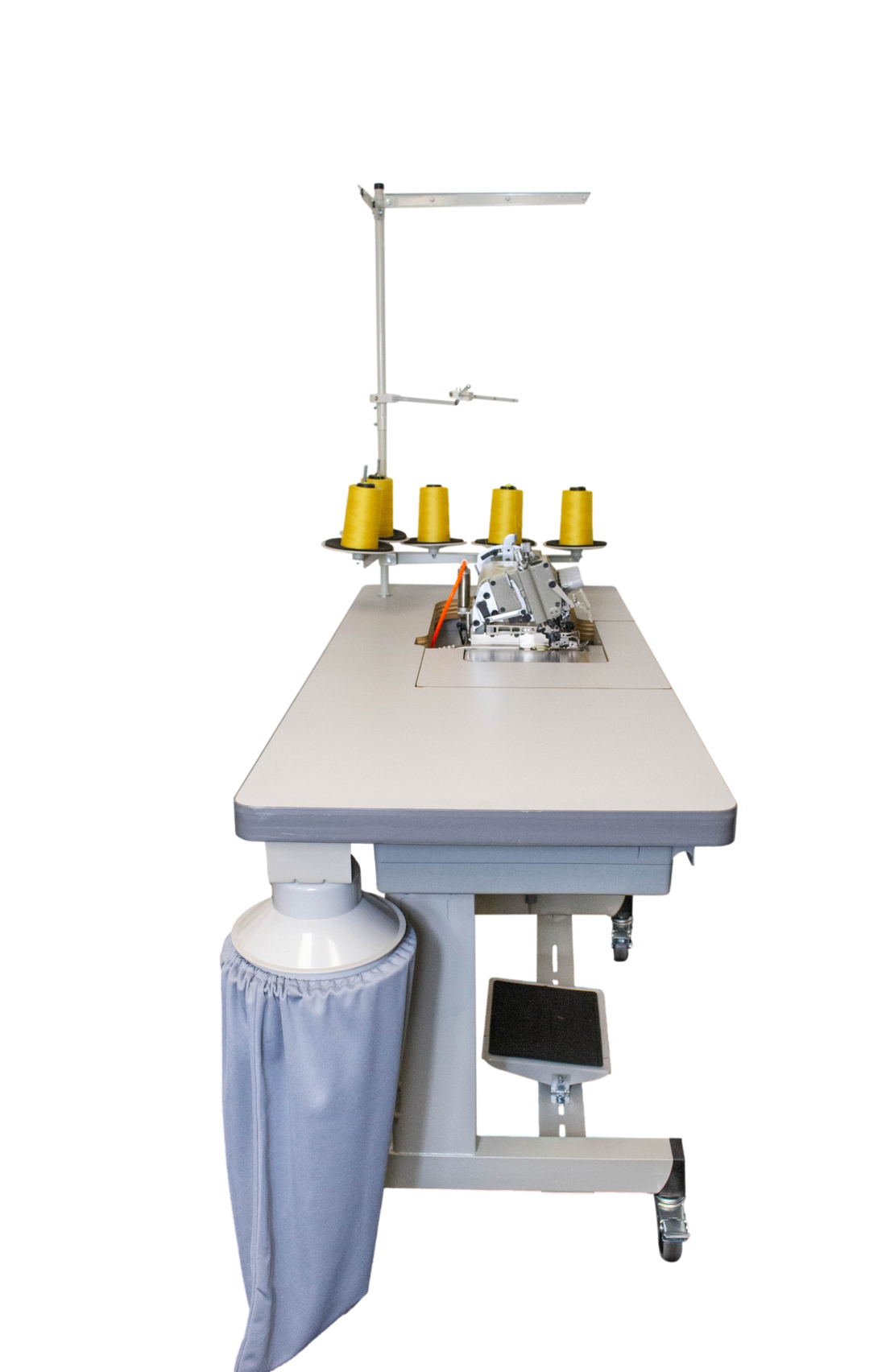 NT-8200T-05DX5-56 (OVERLOCK 5 THREADS HEAVY DUTY SEMI AUTOMATIC AIR & DIRECT DRIVE ANGLE KNIFES)