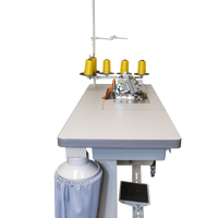 NT-8200T-05DX5-56 (OVERLOCK 5 THREADS HEAVY DUTY SEMI AUTOMATIC AIR & DIRECT DRIVE ANGLE KNIFES)