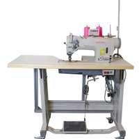 NT-8722-GS DOUBLE NEEDLE AUTOMATIC SEWING MACHINE W/ COPPER FOR HATS