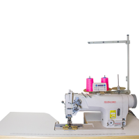 NT-8722-GS DOUBLE NEEDLE AUTOMATIC SEWING MACHINE W/ COPPER FOR HATS