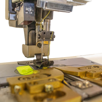 NT-8722-GS DOUBLE NEEDLE AUTOMATIC SEWING MACHINE W/ COPPER FOR HATS