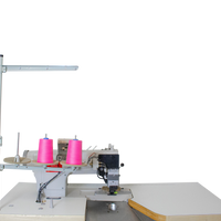 NT-8722-GS DOUBLE NEEDLE AUTOMATIC SEWING MACHINE W/ COPPER FOR HATS