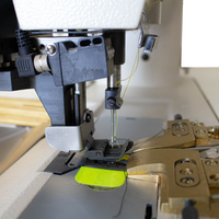 NT-8722-GS DOUBLE NEEDLE AUTOMATIC SEWING MACHINE W/ COPPER FOR HATS