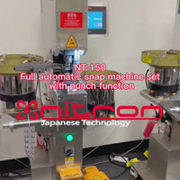 NT-150 Full automatic snap machine set with punch funcion