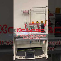 NT-500-05CB/E ELASTIC SETTING DEVICE W/FEEDING DEVICE DIRECT DRIVE 3 NEEDLE 5 THREADS RIGHT SIDE CUTTING EDGE COVERSTITCH SEWING MACHINE