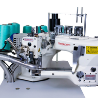 NT-6200-0 1MS-52D-7 FLAT LOCK INDUSTRIAL SEWING MACHINE (WITH CHAIN CUTTER)