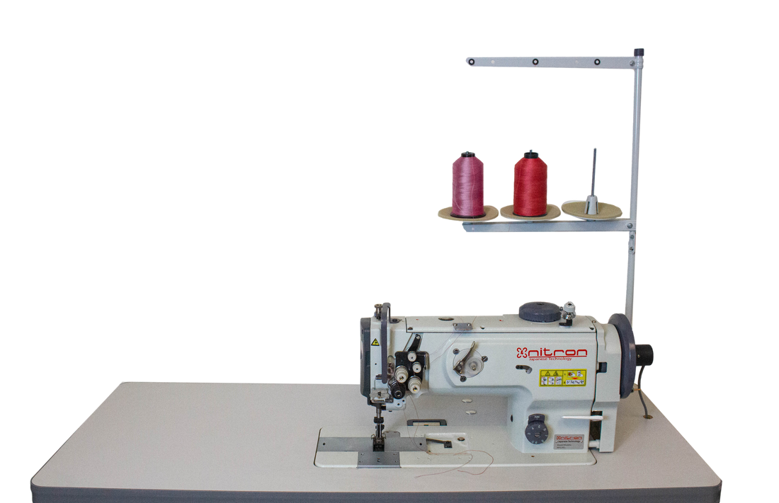 NT-1560 DOUBLE NEEDLE WALKING FOOT SEWING MACHINE W/ SERVO MOTOR