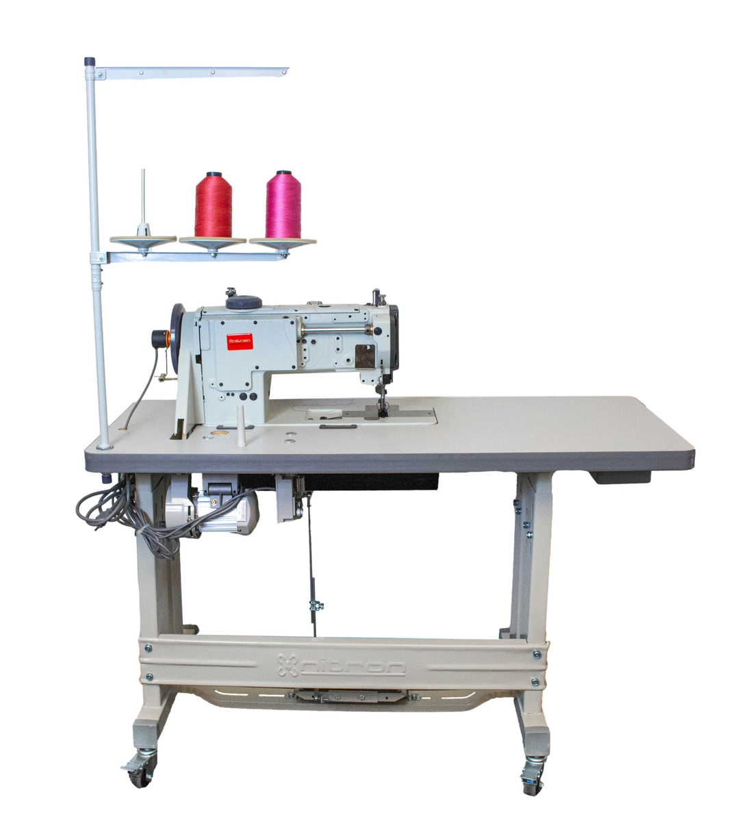 NT-1560 DOUBLE NEEDLE WALKING FOOT SEWING MACHINE W/ SERVO MOTOR