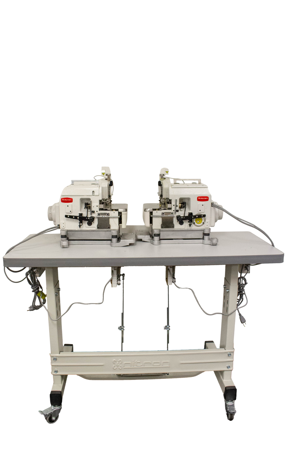 NT-3215-01D Set of EX overlock sewing machine left & right with direct drive motor 220V power with safety stitch only