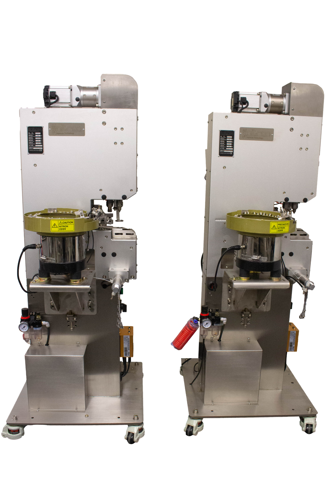 NT-150 Full automatic snap machine set with punch funcion