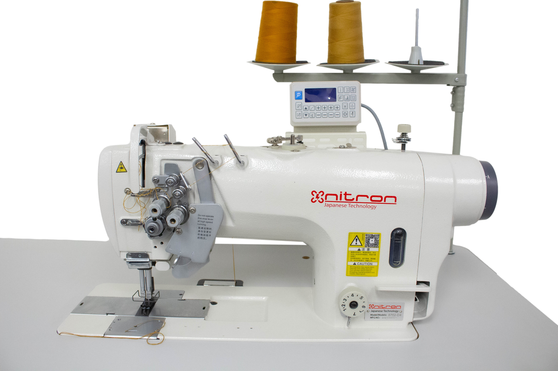 NT-8752-D4 AUTOMATIC SPLIT BAR DOUBLE NEEDLE SEWING MACHINE