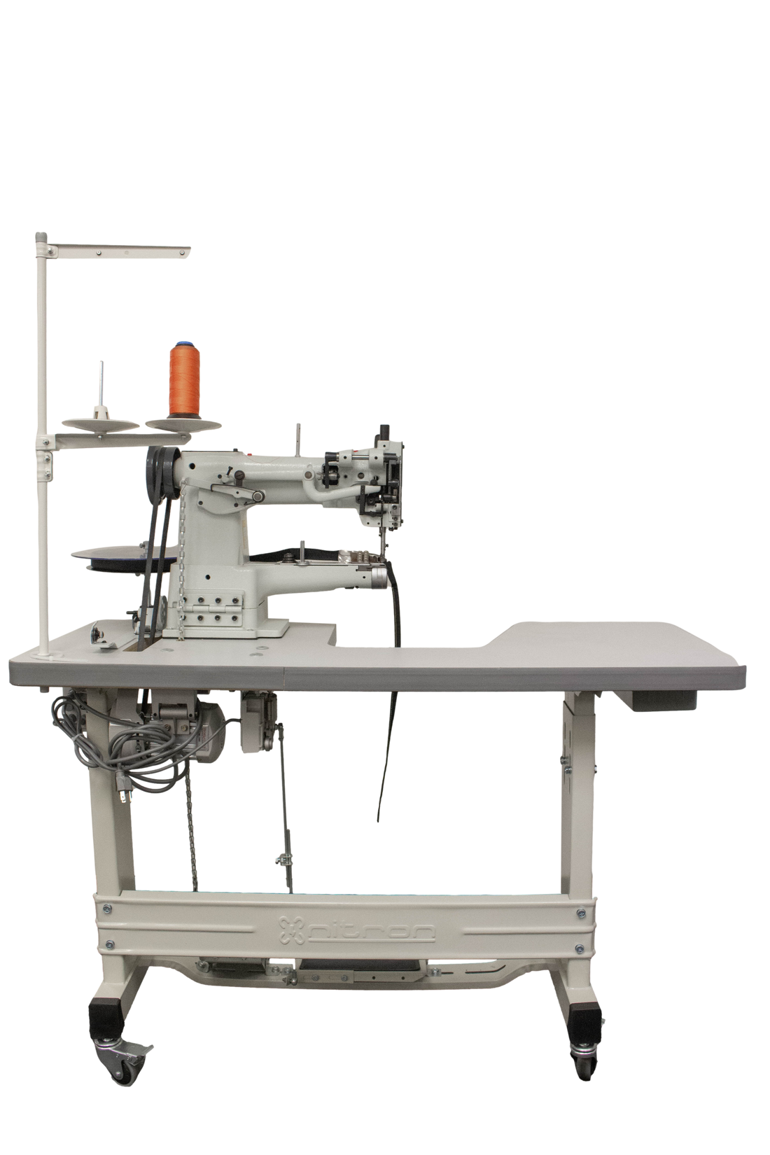 MÁQUINA DE COSER CON PIE PARA CAMINAR CON CAMA CILINDRICA NT-335B