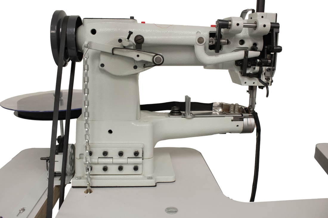 MÁQUINA DE COSER CON PIE PARA CAMINAR CON CAMA CILINDRICA NT-335B