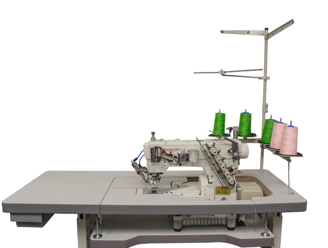 L6700-D-7 /P-A Full Automatic pneumatic cylinder bed Coverstitch sewing machine