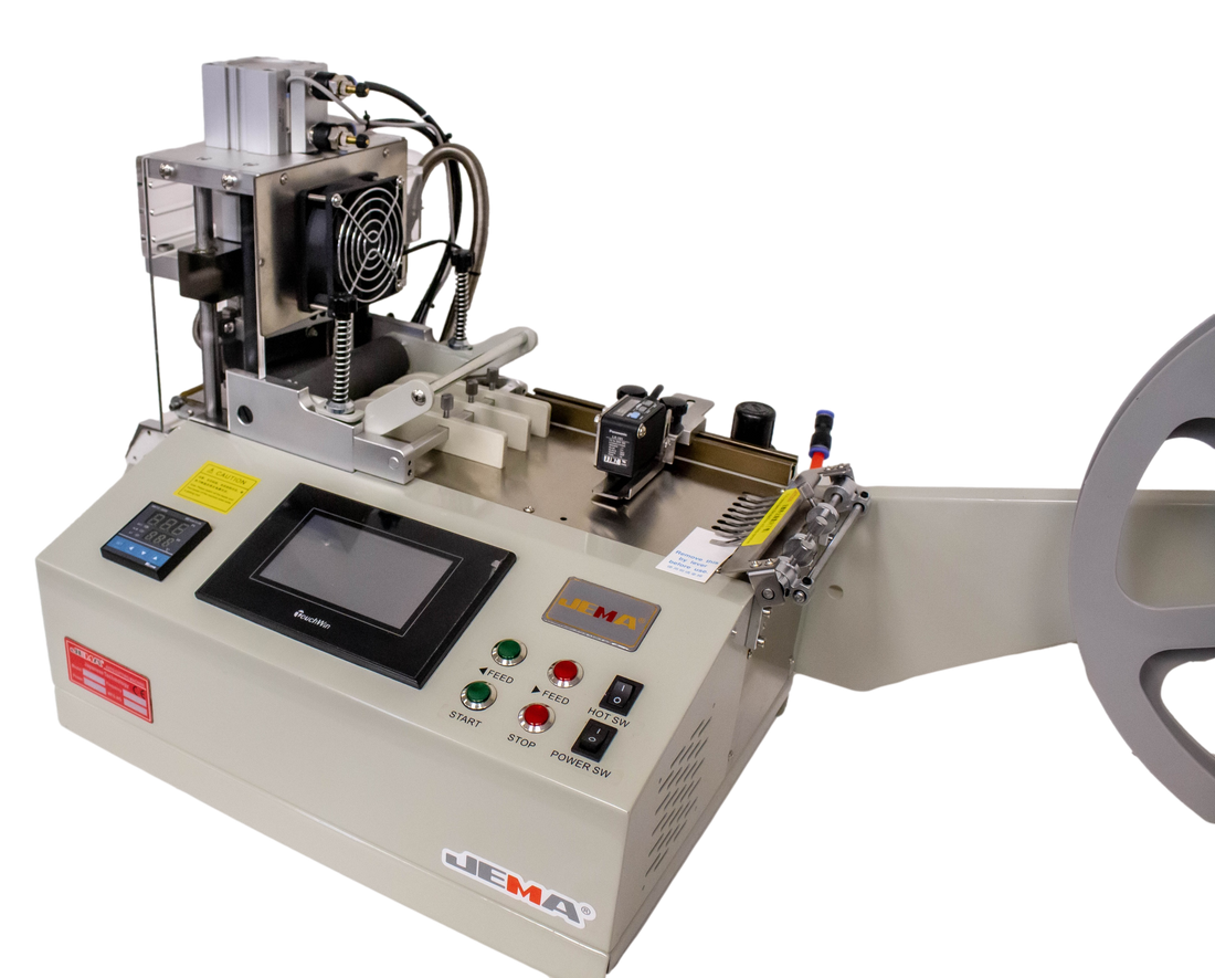 JM-120PHXS NEW GENERATION PENUMATIC LABEL HOT ANGLE CUTTING MACHINE