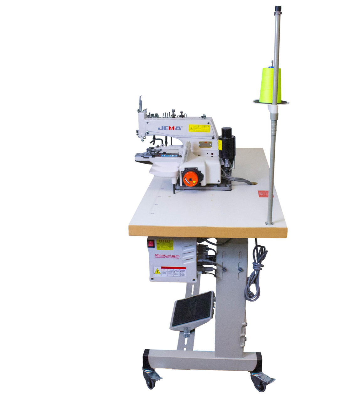 JM-2377D DIRECT DRIVE COMPUTERIZED BUTTON SEWING MACHINE