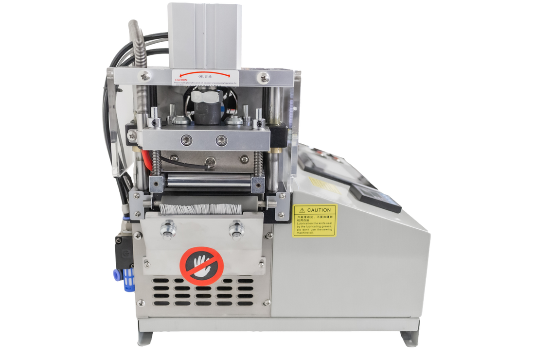 JM-120PHS NEW GENERATION PENUMATIC LABEL HOT CUTTING MACHINE